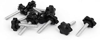 Lon0167 New M6x32mm Male Featured Thread 25mm Dia Reliable Efficacy Plastic Star Head Screw On Clamping Knobs Grip 10pcs(id:138 ee 31 3cf)