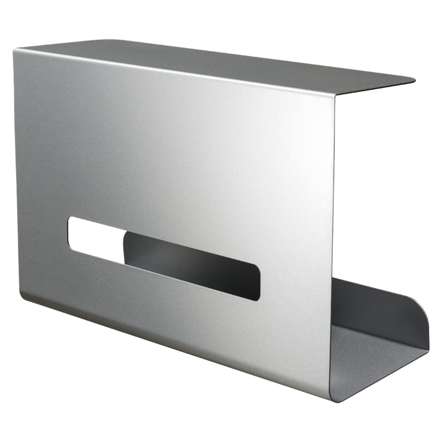 Oaks UFS5SI Uchifit Tissue Box Holder, Silver, Made in Japan
