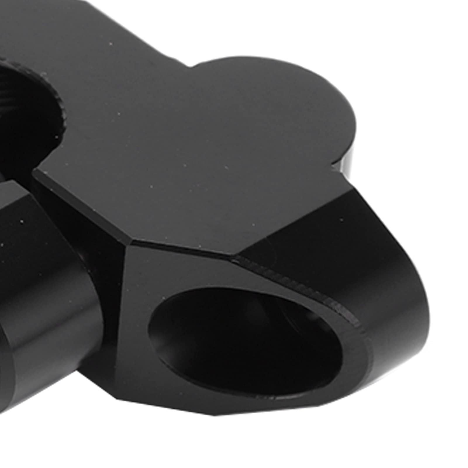 Aramox Lenkerhöhenadapter, Lenkererhöhung für Motorräder 7/8 Zoll Lenkererhöhungen CNC Aluminiumlegierung Universal Motorrad Modifikationszubehör(Schwarz)