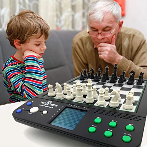 Top 1 Chess T1C Electronic Chess Set | Chess Set For Kids And Adults | Voice Chess Computer Teaching System thumb #3