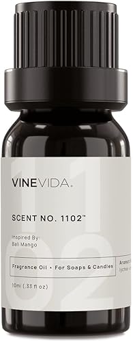 Miniatura 1164 de VINEVIDA [4 onzas] Aceite de fragancia de madera de teca de caoba para fabricación de velas y fabricación de jabón, aromas de velas prémium para