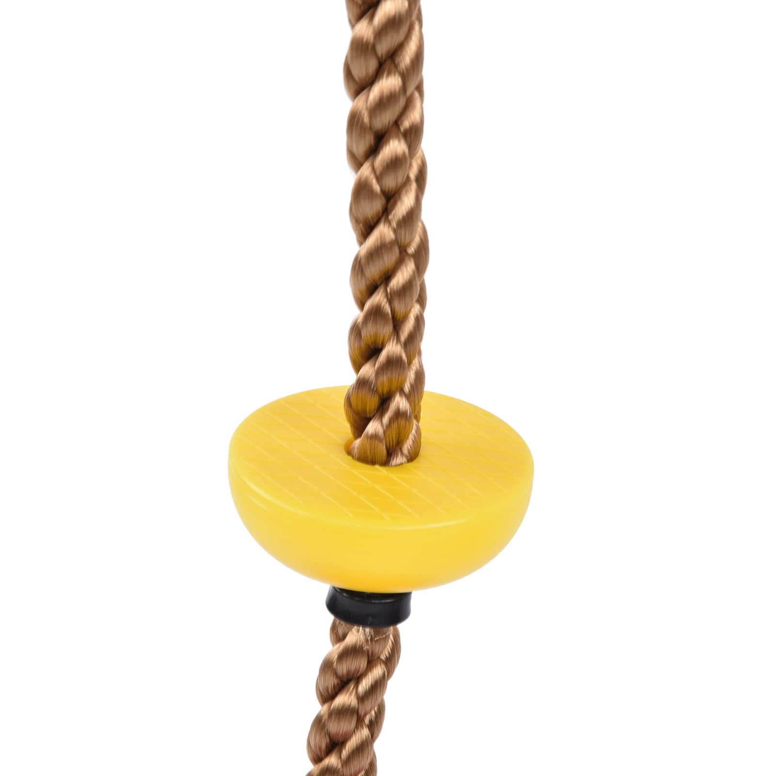 Rengue Altalena a Disco con Corda da Arrampicata per Bambini, Gioco | Plastica Ad Alta Resistenza, Base da 30 Cm, Corda da 185 Cm, Robusto per Appendere Agli Alberi, Superficie Liscia e per i