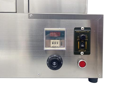 Eqcotwea 1800W Commercial Electric Rotational Pizza Cone Oven With 12Pcs Stainless Steel Cone Bases 110V Ajustable Temperature With Removable Tray For Use With Pizza Cone Forming Machine #TOP7