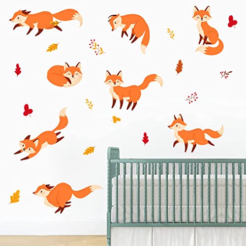 Vinilos Decorativos Animales Zorro para Pared y Muebles miniatura 6
