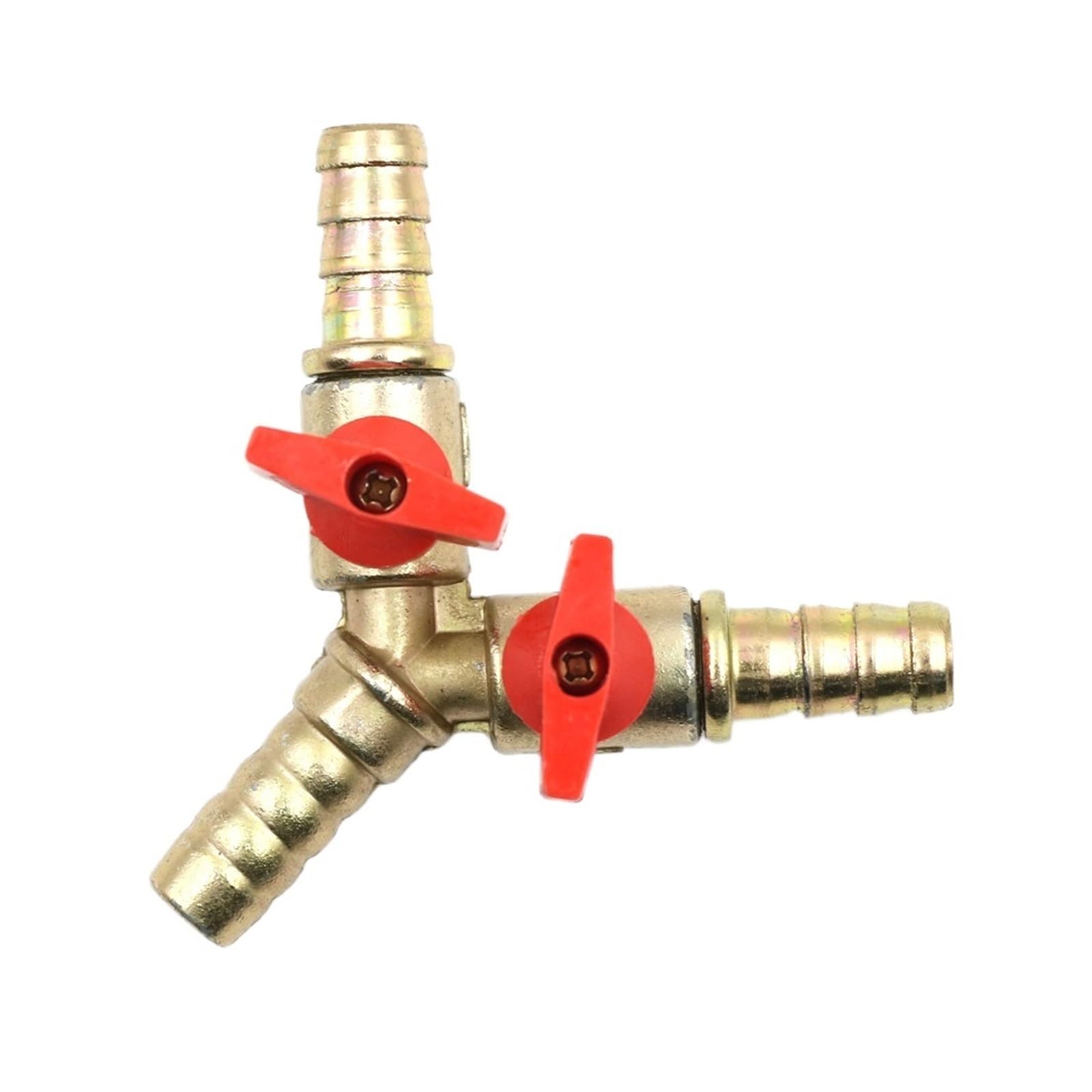 Electric Ball Valve 3/8" 10mm Brass Ball Valve Clamp Fitting Hose Barb Fuel Water Oil Gas for Automotive Garden Irrigation