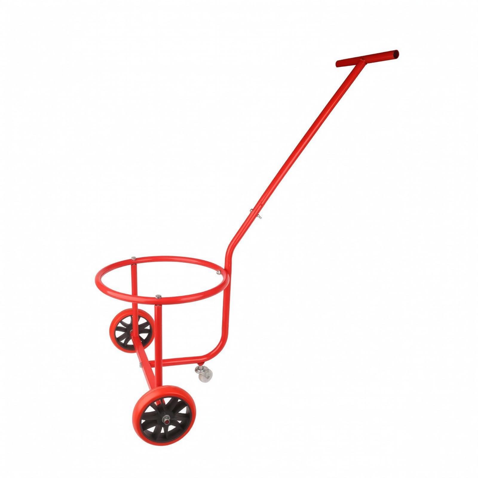 gricolo Manuale Mano Carrello con Ruote Carrello da Trasporto Struttura Leggera Smontabile Facile da Riporre con Ruote Posteriori Ampie Adatto a Serre Stalle Vivai Manutenzione Del Prato