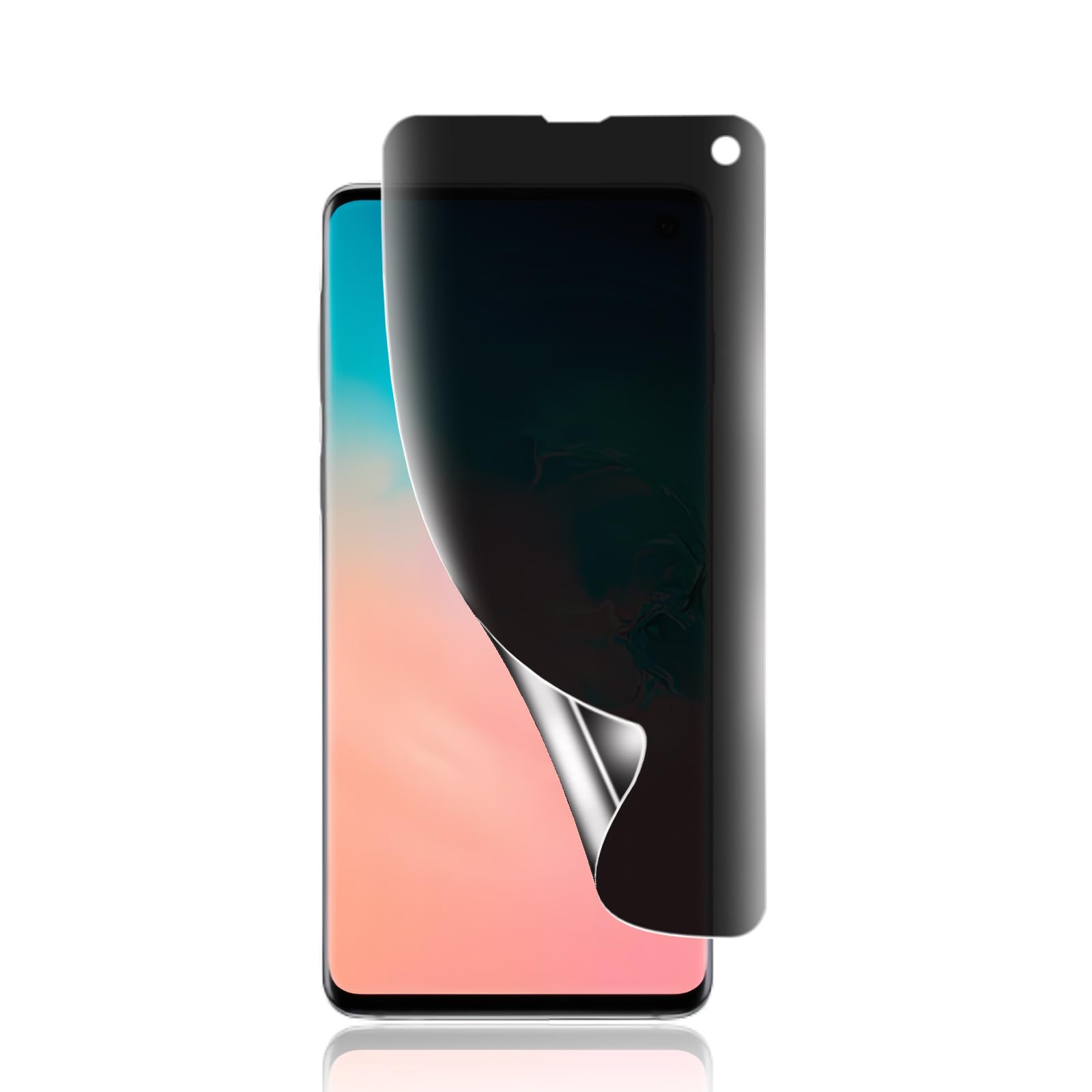 【覗き見防止 】Galaxy S10 用 フィルム ギャラクシーS10 用 覗き見防止 左右プライバシー保護フィルム 独創TPU素材 3D設計 反射防止 気泡レス 指紋防止 傷修復 ケースと干渉せず 衝撃吸収 撥油性 疎水性 液晶保護フィルム