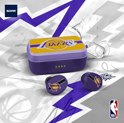 Image of SOAR NBA Wireless Sport Earbuds: Comfortable Fit & Convenient Charging
