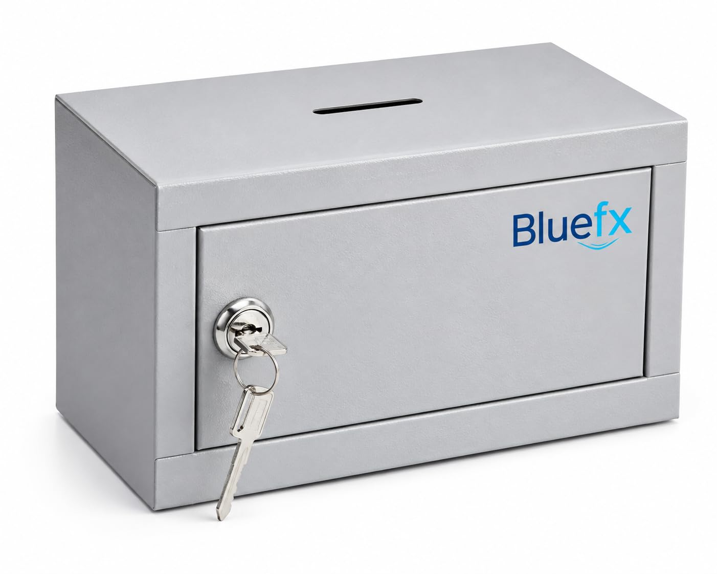 Bluefx Secure Safety Gullak Box with Key Lock – Premium Metal Money Bank for Adults & Kids – Compact Locker for Cash Savings, Coins & Small Valuables size: 28x13x13 cm