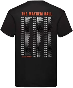 The Mayhem Ball Gaga T-Shirt 2025 World Tour Unisex Music Event