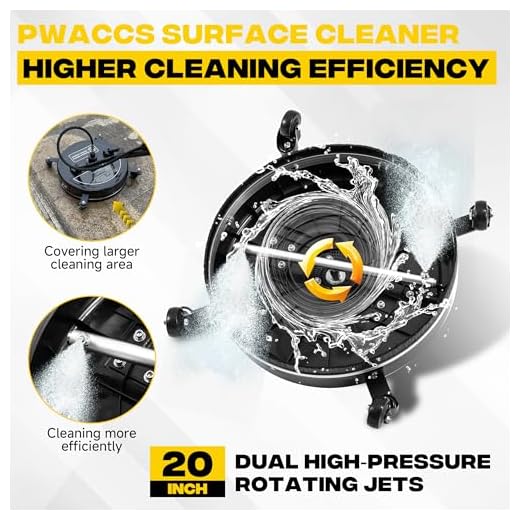 PWACCS 20" Pressure Washer Surface Cleaner