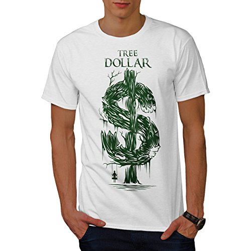 Image of Dollar Money Cash Mens T-Shirt, Graphic Printed Tee 9317