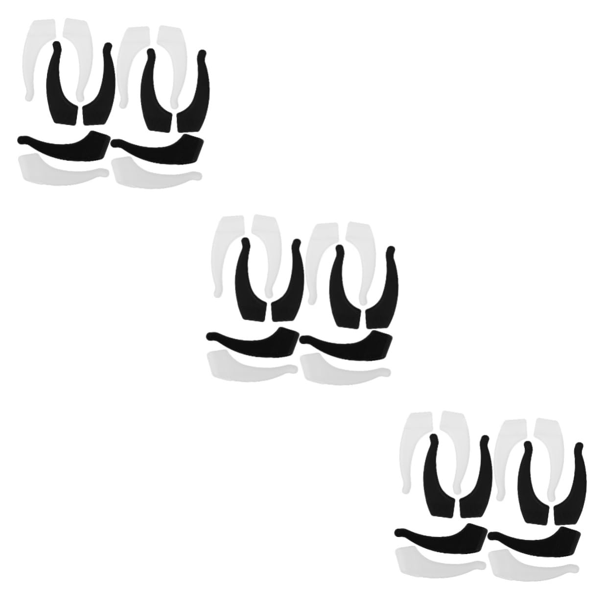 COLLBATH 18 Pairs Anti-Slip for Glasses Ear Glasses Stand Retainers Eyeglasses Ear Grips Ear Grips for Glasses Eye Glasses Holder Glasses Ear Hook Eyeglass Holder