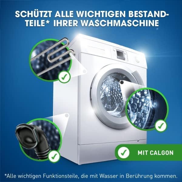 Calgon Power Gel 4 en 1 - Efficace contre le calcaire, la saleté, les odeurs et la corrosion - Adoucisseur d'eau protecteur pour machine à laver - 1 x 3,75 L
