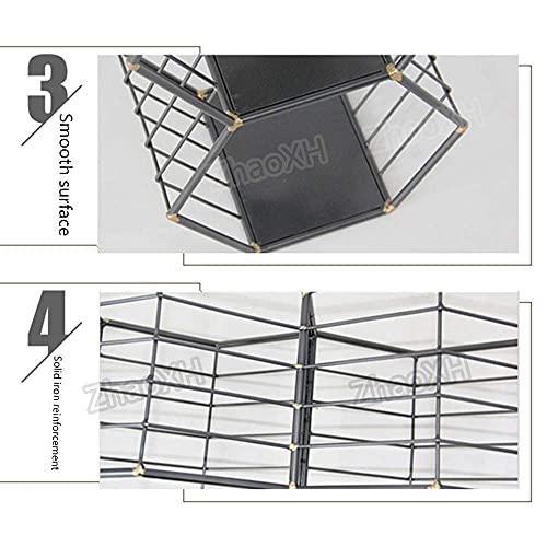 Tablettes flottantes en métal pour ranger les petits objets sans percer - 7