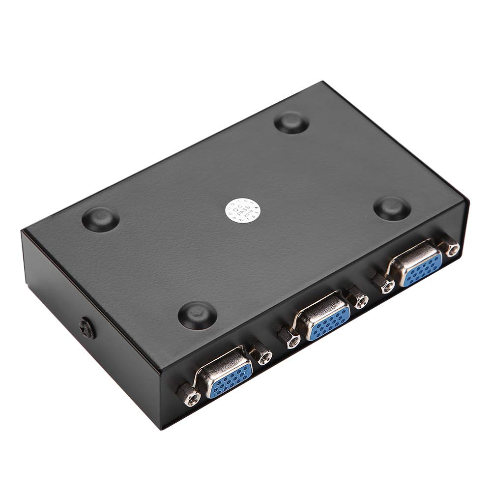 VGA VGA Box 2 w 1 Out VGA Splitter Synchronizacja Danych Monitora VGA Rozdzielacz VGA