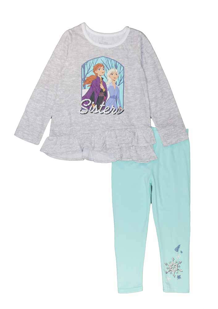 Disney Mädchen Frozen 2 Piece Girls Legging Set Hosen-Set