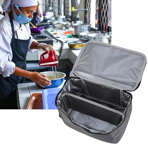 Montesy Sturdy Waterproof Mixer Storage Bag For 5/6/7/9 Speed Hand Mixer With Foil Lining And Carry Handle Mixer Organizers