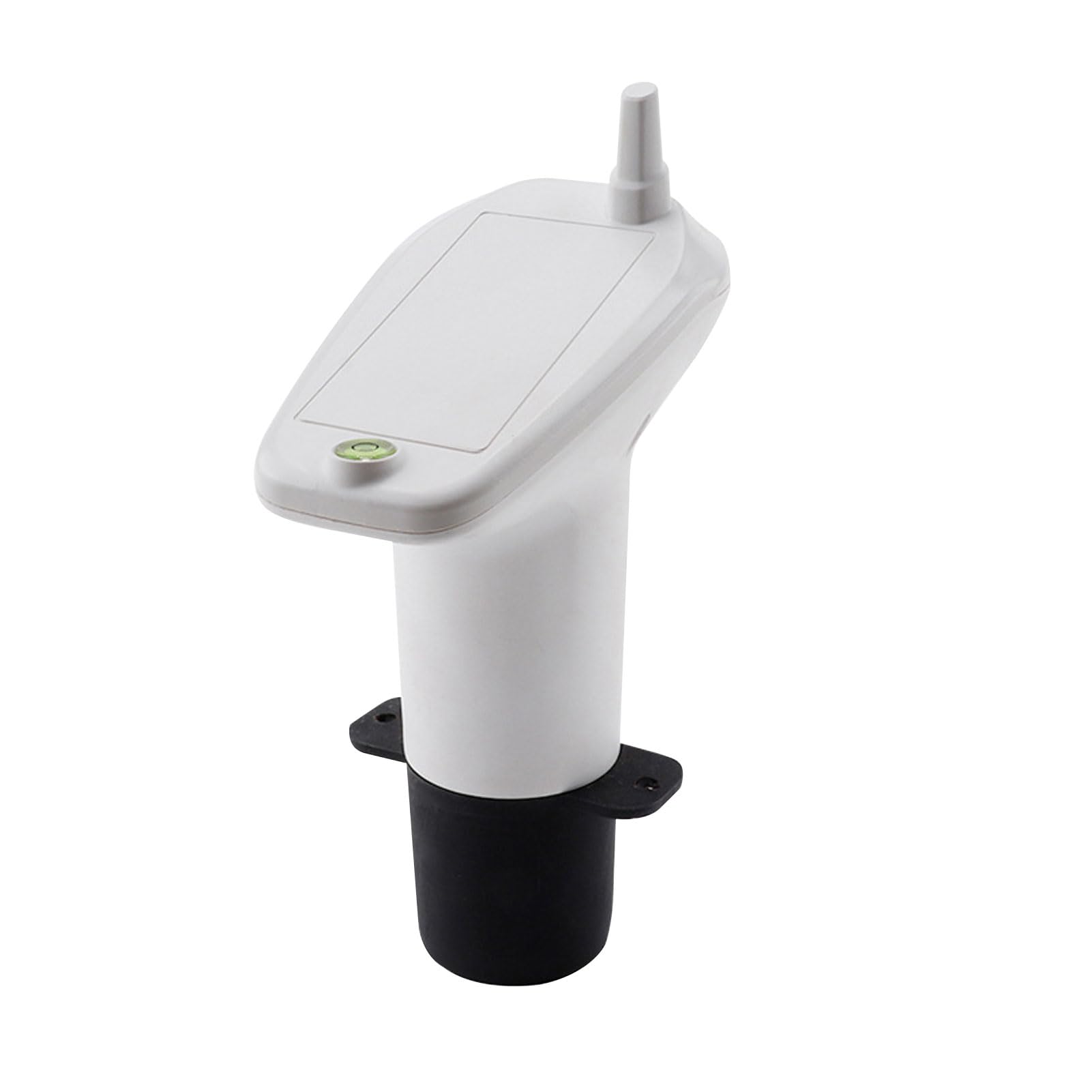 Ultraschall-Füllstandssensor, Kabelloser Wassertank-Tiefenmesser mit LCD-Anzeige und Temperatur-/Zeitanzeige für die Wasserversorgung Im Innen- und Außenbereich