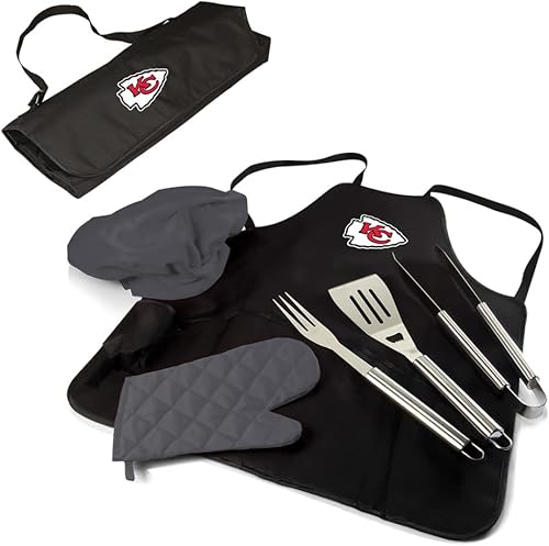 Vista 39 de Picnic TIME NFL BBQ Delantal Tote Pro Grill Set