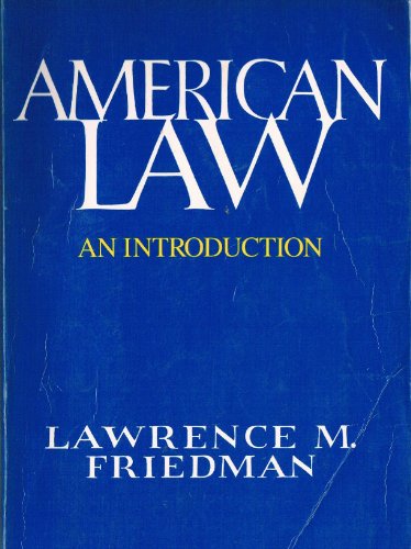 American Law 0393952517 Book Cover