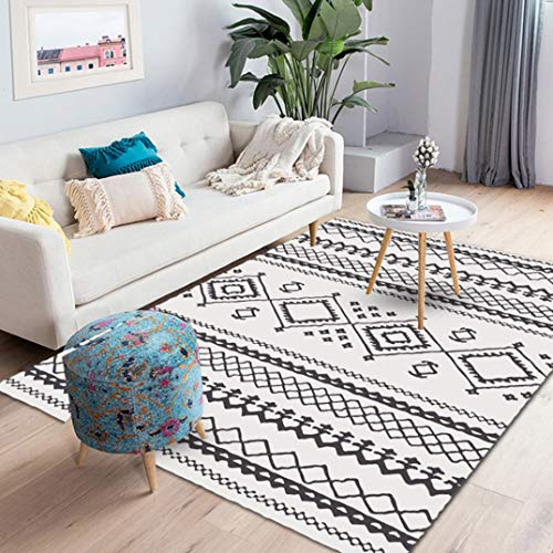 ラグ カーペット クロールマット洗える 民族風 防ダニ 抗菌 防臭 低反発 遮音 80*200 ずれにくい カラー 耐久性 夏 冷房対策 床暖房対応 柔らか 床保護 絨毯 おしゃれ ホール ベッドルーム 和室 客間 リビング センターラグ