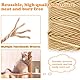 Zydiwo Sisalseil für Kratzbaum 6mm Natur Sisal Seil Sisal Schnur für Kratzbaum Ersatz Spielzeug Hanfseil für Haushalt Katzen Garten DIY Dekorieren von Häusern (30m)