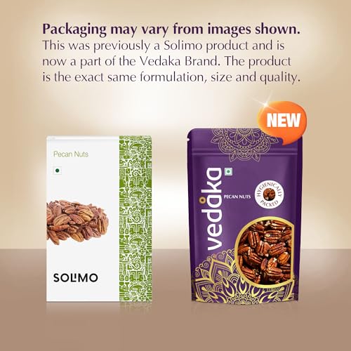 Image of Amazon Brand - Vedaka Premium Pecan Nuts, 250G | Crunchy Nuts, Rich In Protein & Fibre
