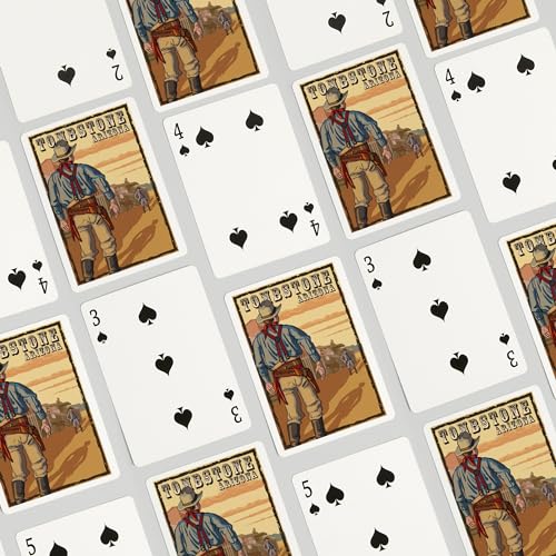 Lantern Press naipes poker tamaño estándar 52 cartas miniatura 4