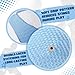Threan 8.5 Inch Pool Basketball with Grip Technology Waterproof Swimming Beach Water Basketball for Teens Adults Pool Party Game Outdoor and Indoor Poolside (Blue White)