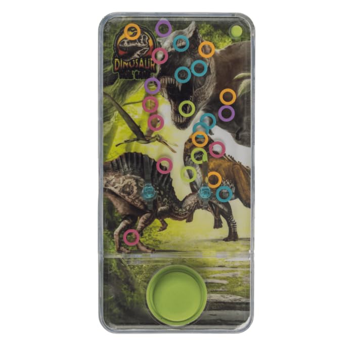MIBANDERA Mini Water Games Water Games Ring Water Games for Girls Boys Travel Skill Game Water Gem Aqua Play (Dinosaur Skill - Spinosaurus)