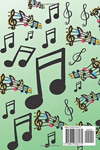 Cahier de musique et sheet music notebook pour composition de partition - 2