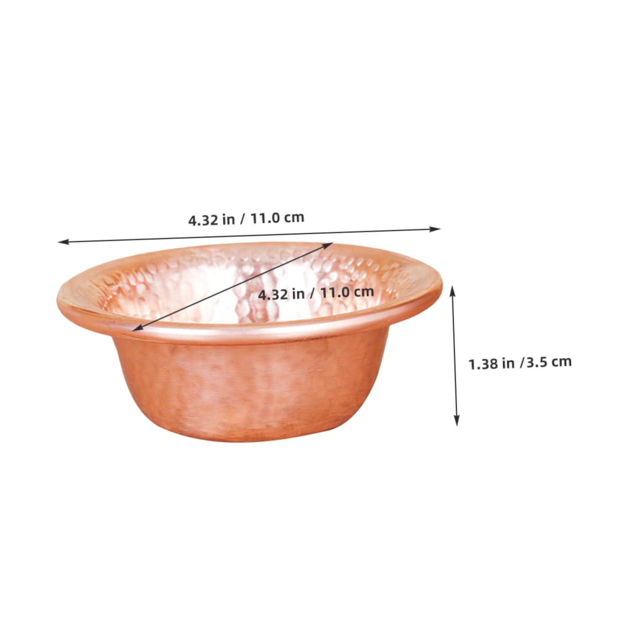 COLLBATH Water Bowl Offering Water Mug Buddhist Sacrifice Bowl Holy Water Cups Porsperity Basin Statue Temple Water Cup Altar Cup Prayer Cup Buddha Water Cup Vintage Offerings Bowl Copper