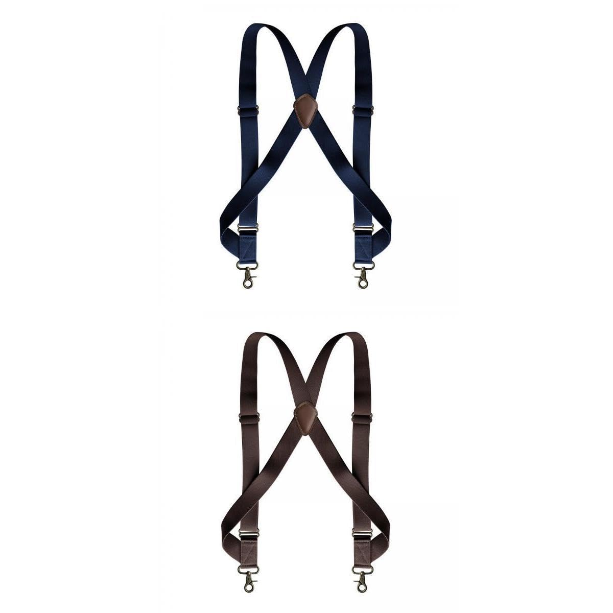 enakshi (label) 2x Mens Suspender Swivel Hook X Shaped 1.4" Wide Adjustable Suspenders|Clothing Shoes & Accessories | Mens Accessories | Suspenders Braces-picture-21