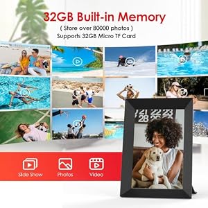 Digital Picture Frame WiFi, 10.1 Inch Frameo Digital Photo Frame 32GB Memory, IPS Touch Screen, Auto-Rotate, Share Pictures Videos Instantly, Wedding, Birthday, Gift for Mom, Dad, Grandparents Digital Picture Frame WiFi 101 Inch Frameo Digital Photo Frame 32GB Memory IPS Touch Screen Auto Rotate Share Pictures Videos Instantly Wedding Birthday Gift for Mom Dad Grandparents