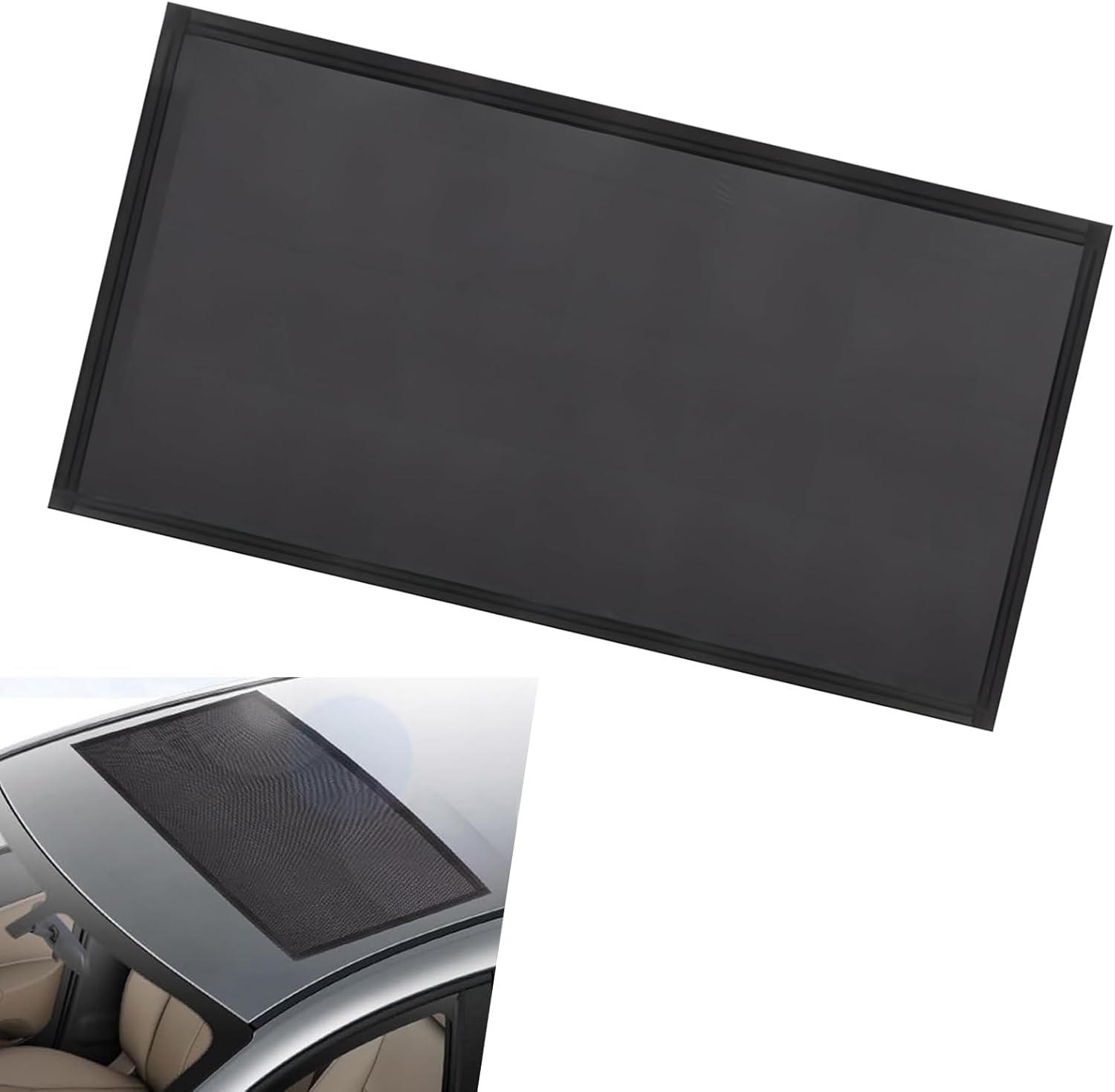 Changjizuimei Normal Car Sunroof Mosquito Net For Audi A4 Avant B9 8W I 2015-2024, Magnetic Moonroof Mesh Screen Cover Protection Breathable Top Window Shield For Camping