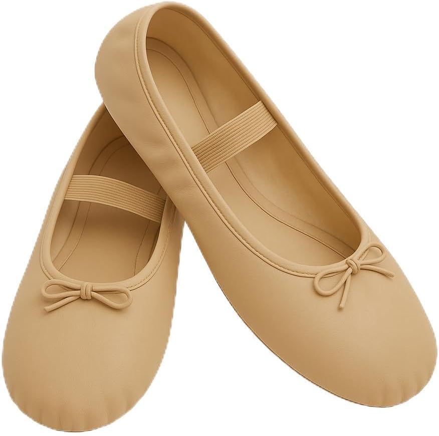Sapatilha Meia Ponta em Couro Sintético Encantada Ballet Nas Cores Rosa, Preto, Branco e Bege (número 22 ao 40) Conforto, Resistência e Liberdade para cada Movimento.