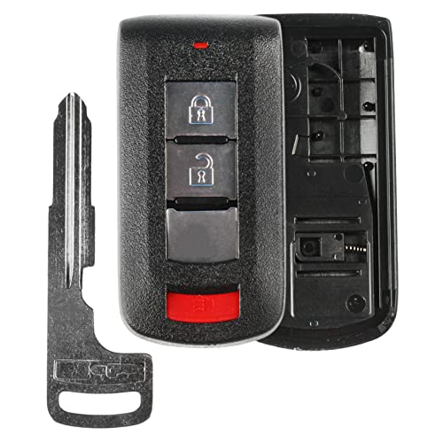 Coque de clé à distance pour Mitsubishi OUC644M boîtier clé voiture 3 boutons