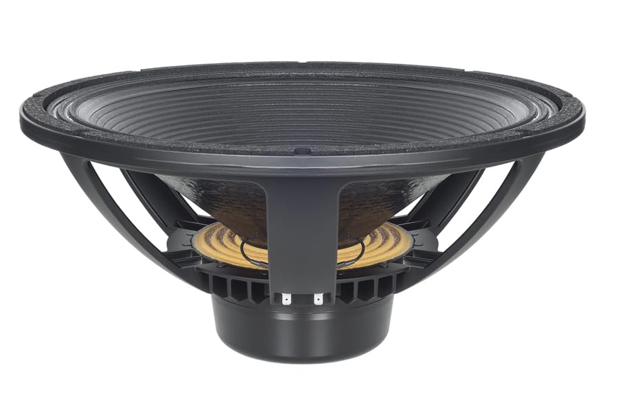 B&amp;C Speakers 18NBX100 18-inch LF Drivers Woofer Cone TWP Waterproof Both Sides 4-inch Ventilated Copper Voice Coil Gap 1200 Wrms 2400 Watt Peak Pro Audio 8 Ohm