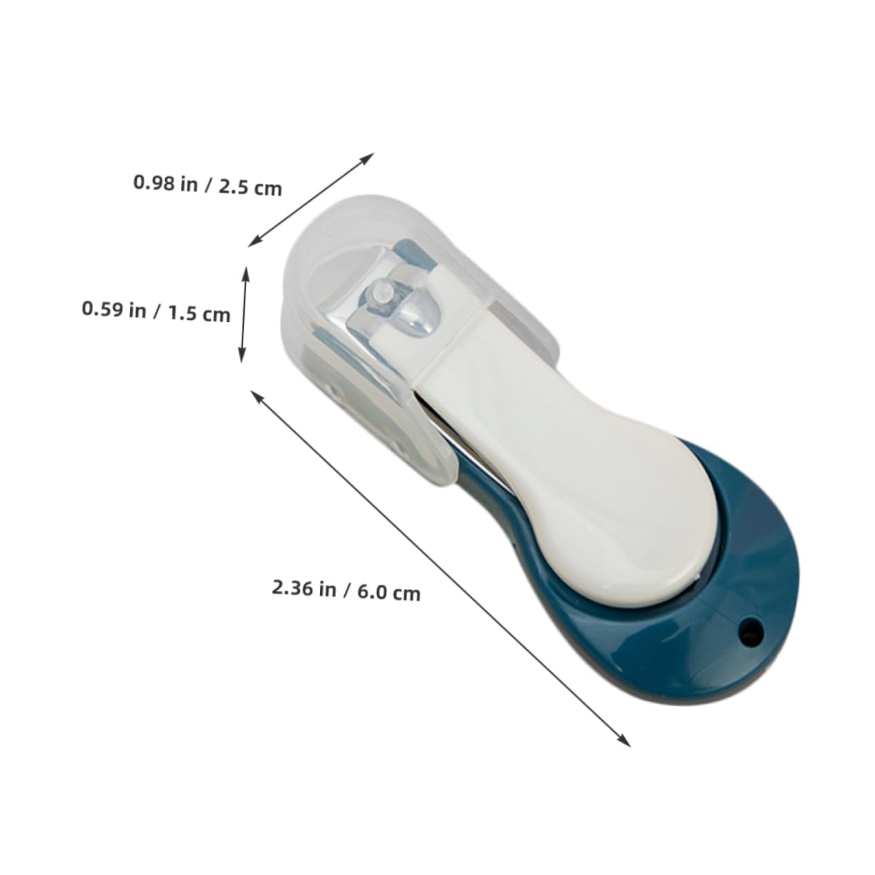 VANZACK 15 Stck. Teiliges Nagelknipser mit Silikonhülle Sicherer Nageltrimmer für Neugeborene und Kleinkinder Ergonomisch Gebogen Leicht Kompakt zur Präzisen Fingernagelpflege und