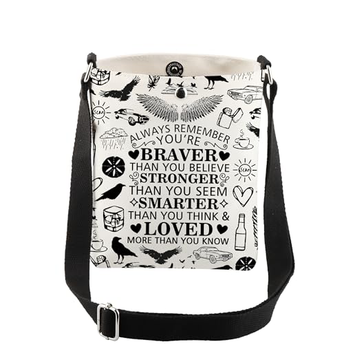 CMNIM Dark Romance Book Series Merch Hood Book Lover Crossbody Bag Gifts for Romance Book Reader Gifts