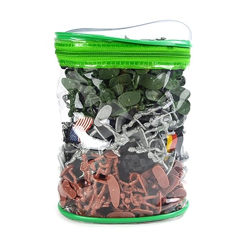 Uposao 300Pcs Soldat Militaire Modèle Jouet Ensemble en Plastique Éducatif pour Enfants, Figurines d’Action Armée