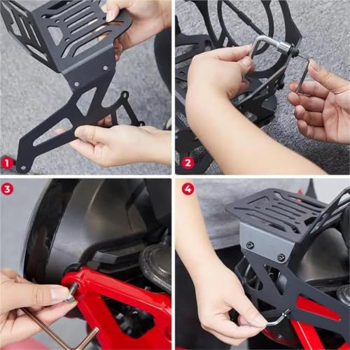 Support avant porte-bagages CT125 évite casse phare Trail 125 - 4