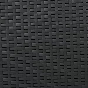 Christopher Knight Home St Johns Outdoor Faux Wicker Club Chairs with Water Resistant Cushions 4 Pcs Set Charcoal Light Grey Cushion