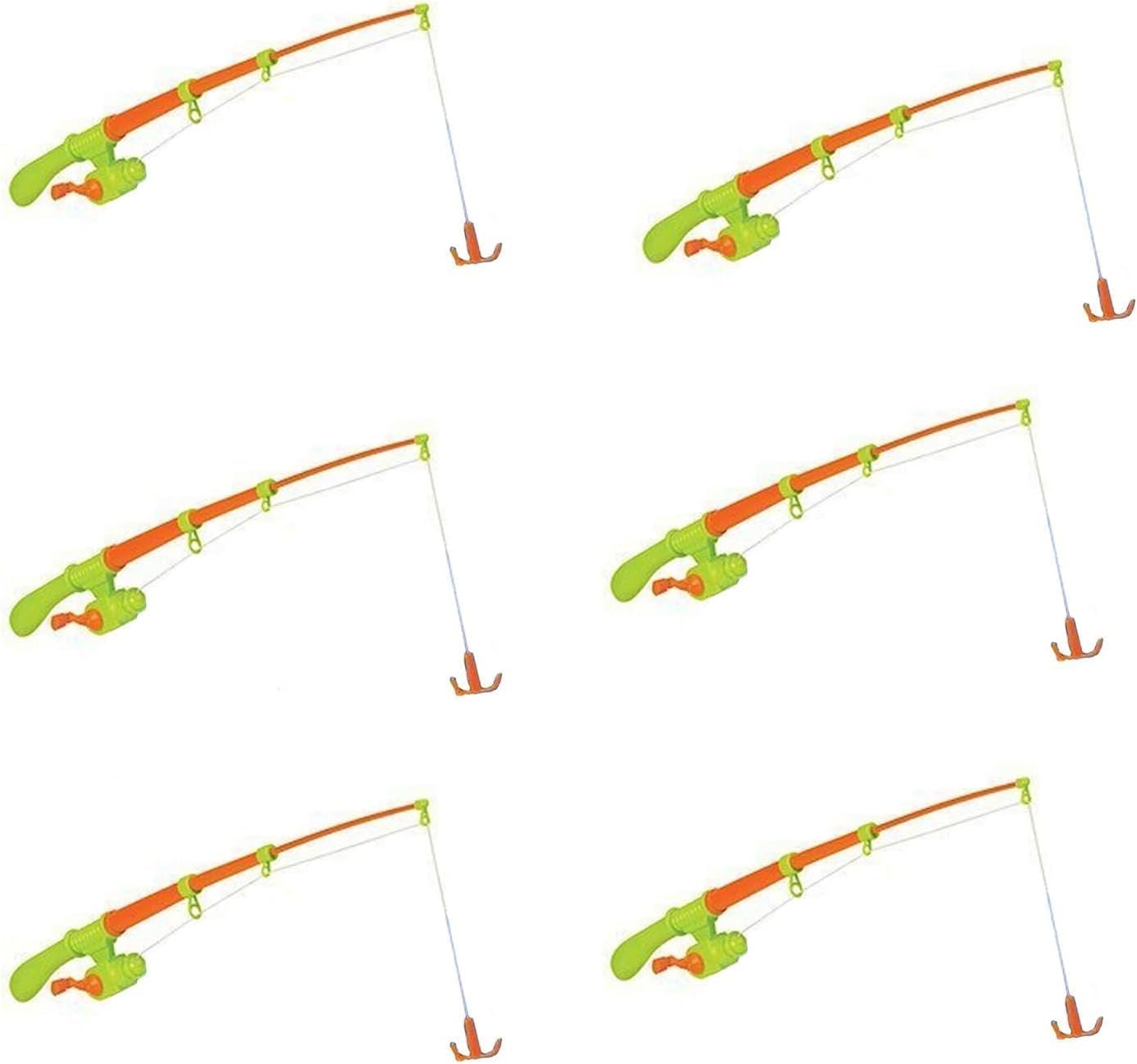 Neel Saanjh Kids Hook Duck Style Bath Toys, Best Gift Idea for Toddler Kids, Attractive Design, Indoor& Outdoor Pool Toy, Fun Duck Hooking Game, Easy To Use (6 PCS)