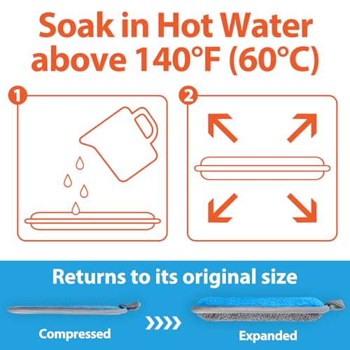 Mr. Scrub Esponjas de Cocina para Lavar Platos, Limpieza de Cocina, Multiusos, Paquete de 6, antiarañazos, Lado áspero para Utensilios de Cocina antiadherentes, Lado de Microfibra Suave para Platos, - imagen 7