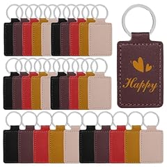 【Material Specifications】: This leather keychain blanks set includes 30 leather keychains, measuring 2.56 inches long and 1.57 inches wide. These leather engravable blanks can be used to decorate backpacks and keychains, or they can be hung from keys...