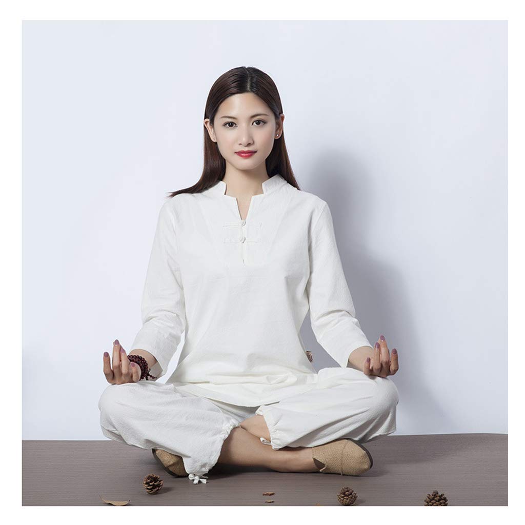 Vêtements de Tai Chi amples costume coton et lin pour poser sa méditation
