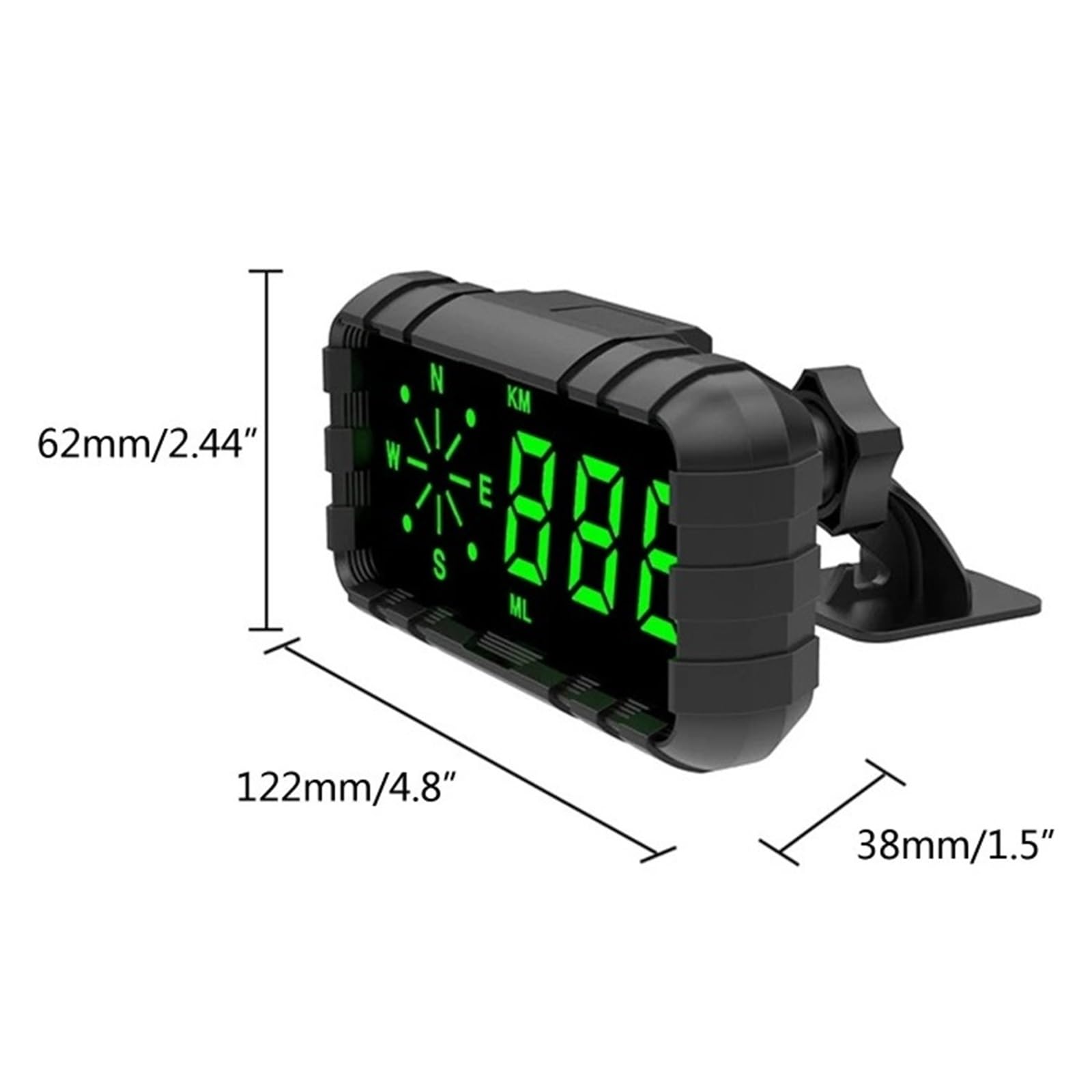 090E Auto HUD Do Wyświetlacza Head Up GPS Cyfrowy Prędkościomierz Nawigacja GPS Urządzenie Alarmowe Ostrzegające O Przekroczeniu Prędkości Przyrząd Wielofunkcyjny