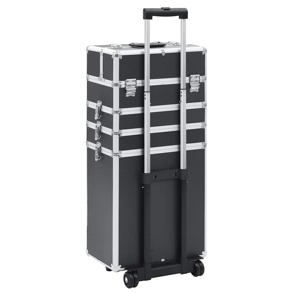 vidaXL Schminkwagen aus Aluminium Kosmetikkoffer Koffer Mehrfarbig